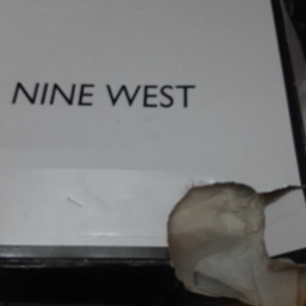 Nine West Black and White Heeled Boots
